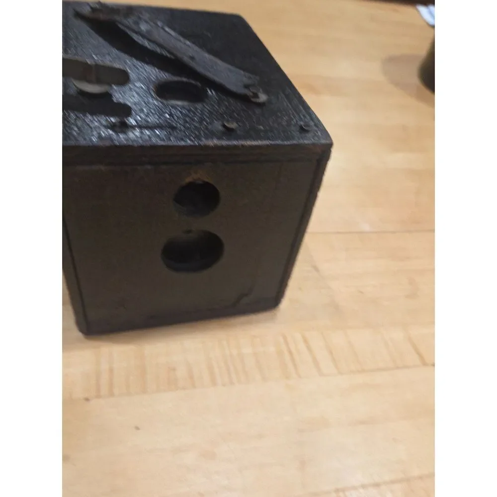 Antique Kodak No 2 Brownie Box Camera Leatherette As Is Display Repair 1900s